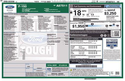 2022 Ford F-150 Platinum