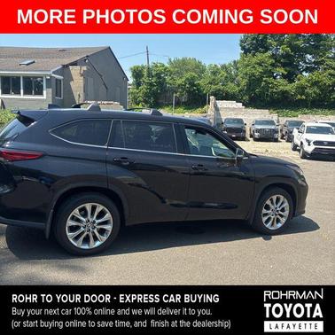 Midnight Black Metallic 2023 Toyota Highlander Limited