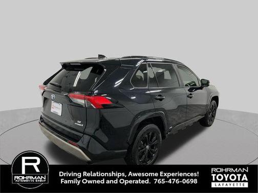 Midnight Black Metallic 2022 Toyota RAV4 Hybrid SE