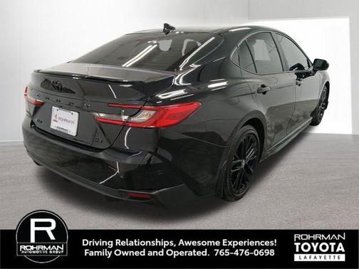 Midnight Black Metallic 2025 Toyota Camry SE