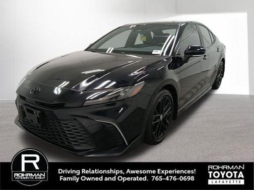 Midnight Black Metallic 2025 Toyota Camry SE