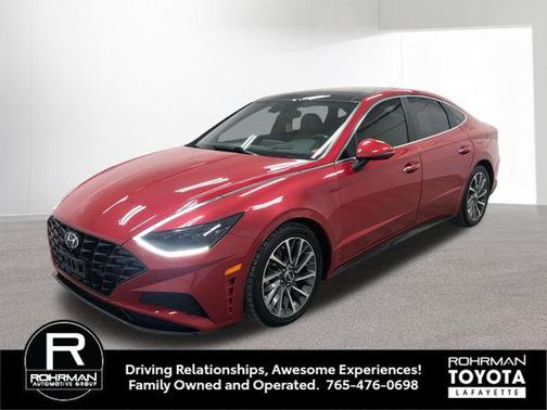 Calypso Red 2020 Hyundai SONATA Limited