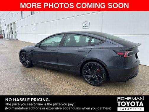 Solid Black 2024 Tesla Model 3 Performance
