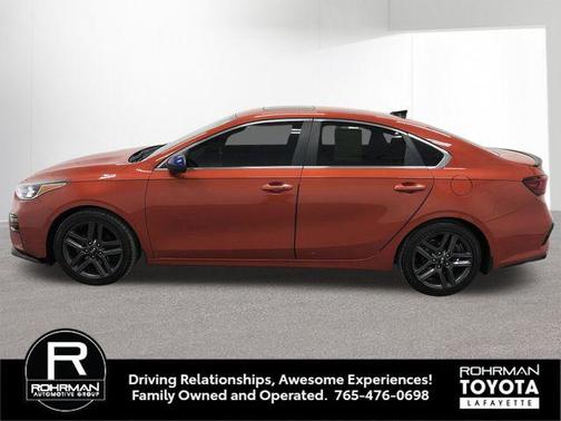Fire Orange 2019 Kia Forte EX
