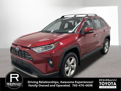 Ruby Flare Pearl 2021 Toyota RAV4 Hybrid Limited
