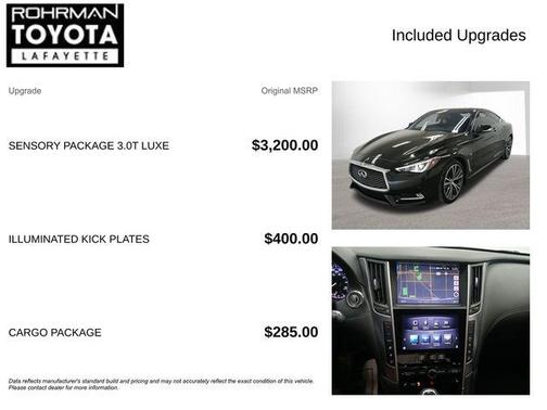 2018 INFINITI Q60 3.0T LUXE