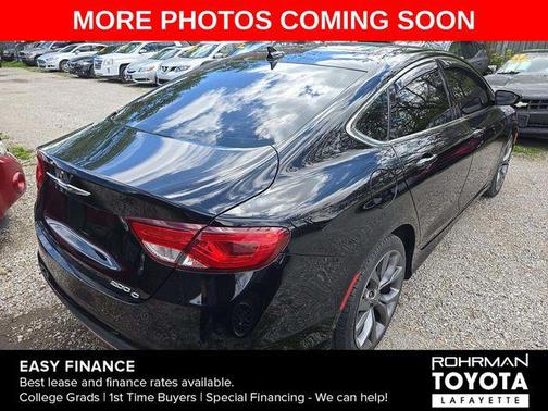 Black Clearcoat 2016 Chrysler 200 C