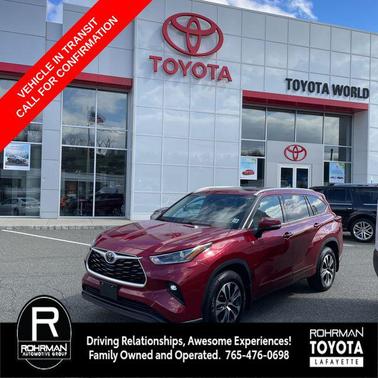 Ruby Flare Pearl 2021 Toyota Highlander XLE