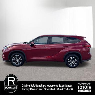 Ruby Flare Pearl 2021 Toyota Highlander XLE