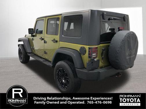 Rescue Green Metallic Clearcoat/Black Hard Top 2007 Jeep Wrangler Unlimited Rubicon