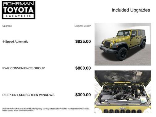 Rescue Green Metallic Clearcoat/Black Hard Top 2007 Jeep Wrangler Unlimited Rubicon