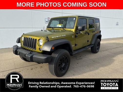 Rescue Green Metallic Clearcoat/Black Hard Top 2007 Jeep Wrangler Unlimited Rubicon