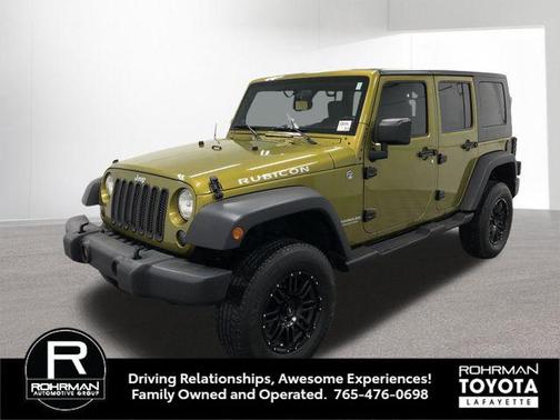Rescue Green Metallic Clearcoat/Black Hard Top 2007 Jeep Wrangler Unlimited Rubicon
