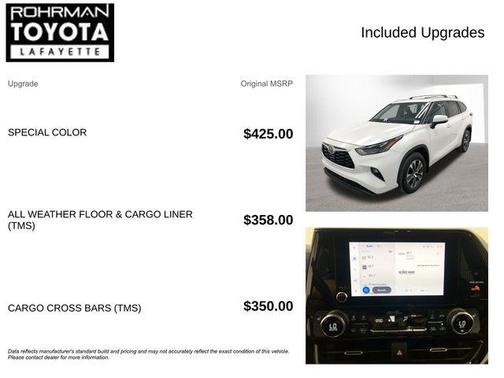 Wind Chill Pearl 2023 Toyota Highlander XLE