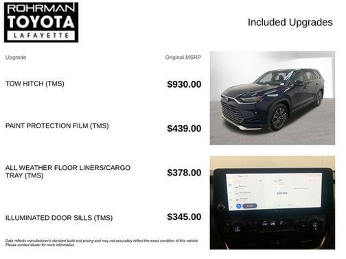Blueprint 2025 Toyota Grand Highlander Hybrid Limited MAX
