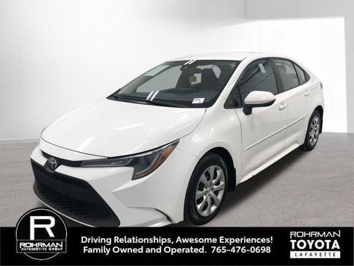 Super White 2020 Toyota Corolla LE