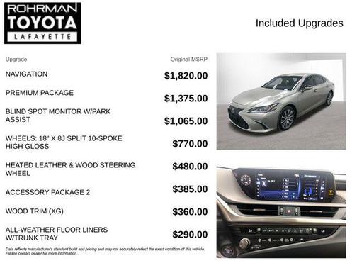 Atomic Silver 2021 Lexus ES 250 Base