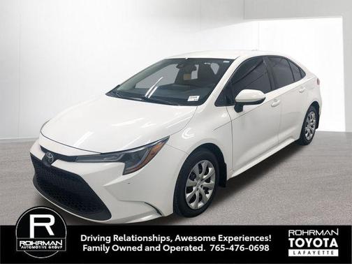 Super White 2021 Toyota Corolla LE