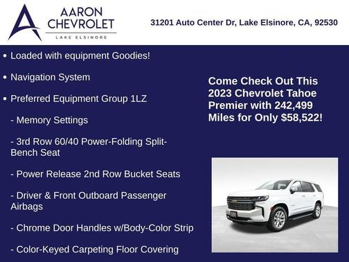 2023 Chevrolet Tahoe Premier