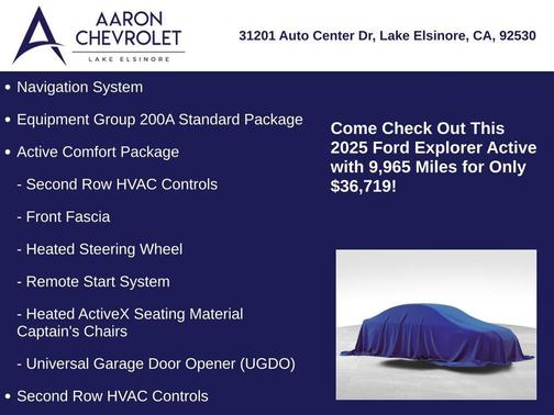 2025 Ford Explorer Active