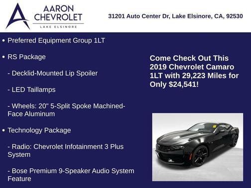 2019 Chevrolet Camaro 1LT