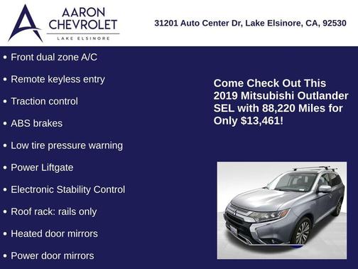 2019 Mitsubishi Outlander SEL