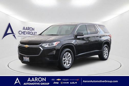 Mosaic Black Metallic 2021 Chevrolet Traverse LS