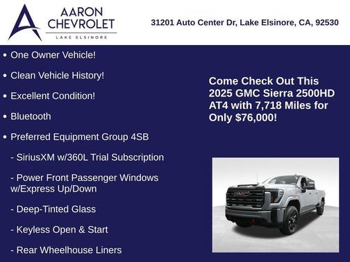 2025 GMC Sierra 2500 AT4