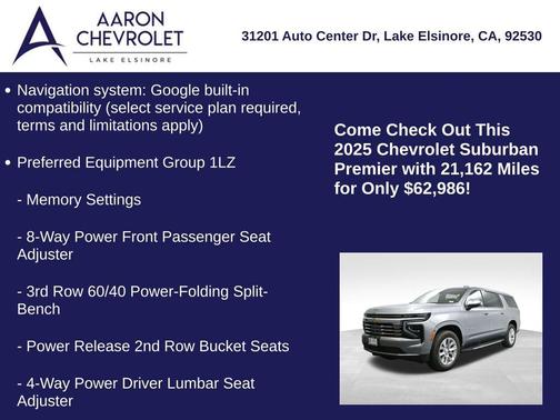2025 Chevrolet Suburban Premier