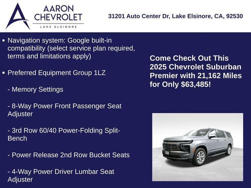 2025 Chevrolet Suburban Premier