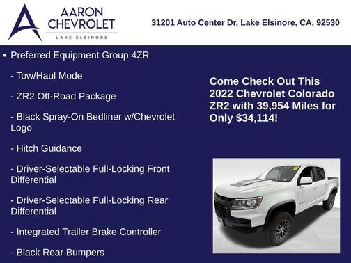 2022 Chevrolet Colorado ZR2
