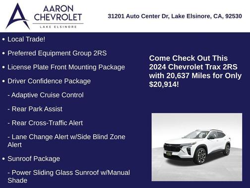 2024 Chevrolet Trax FWD 2RS