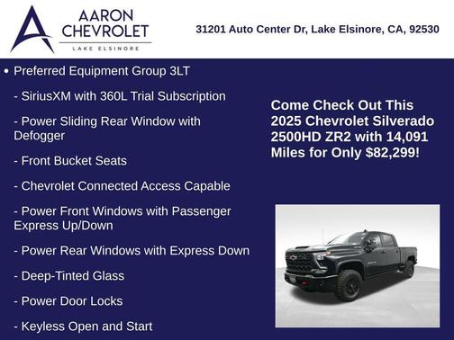 2025 Chevrolet Silverado 2500 4WD Crew Cab Standard Bed ZR2