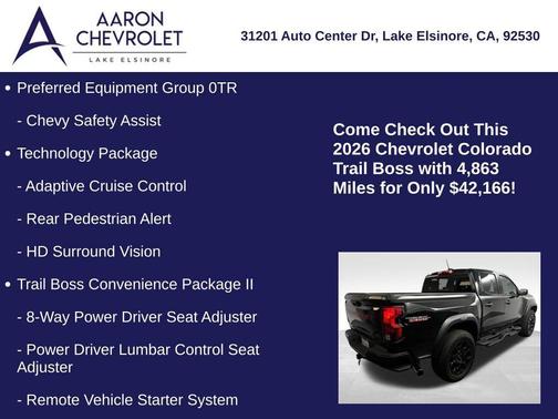 2026 Chevrolet Colorado Trail Boss