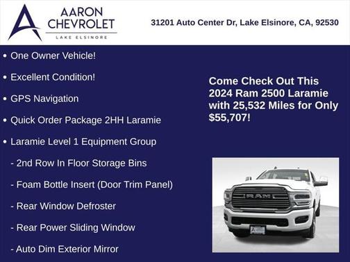 2024 RAM 2500 Laramie Crew Cab 4x4 6'4' Box
