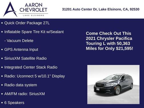 2021 Chrysler Pacifica Touring L