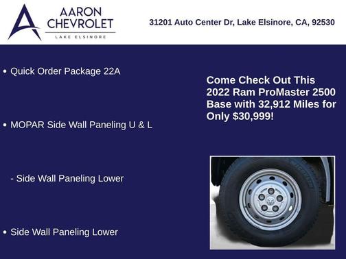 2022 RAM ProMaster 2500 High Roof