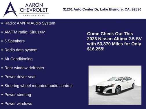 2023 Nissan Altima 2.5 SV