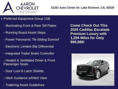 2025 Cadillac Escalade Premium Luxury