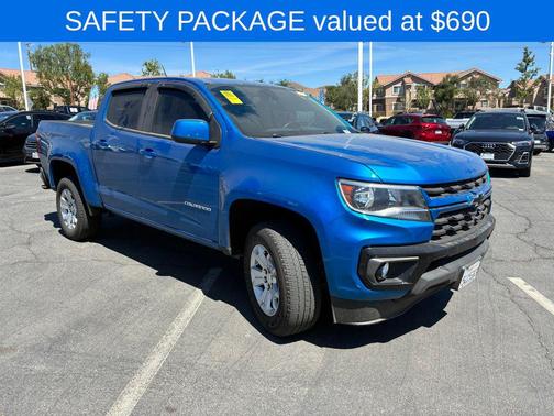 Bright Blue Metallic 2021 Chevrolet Colorado LT