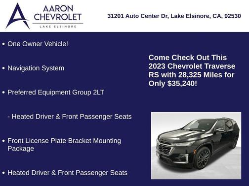 2023 Chevrolet Traverse RS