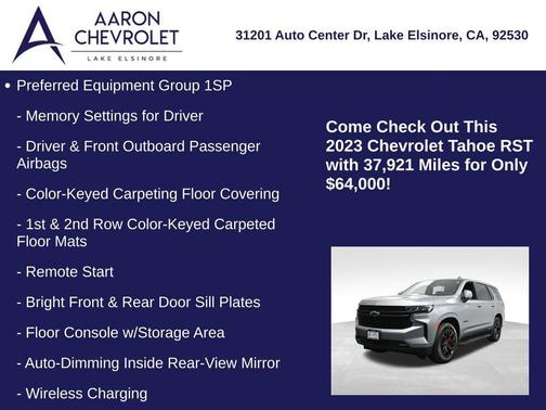 2023 Chevrolet Tahoe 4WD RST