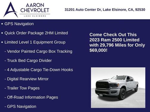 2023 RAM 2500 Limited Mega Cab 4x4 6'4' Box