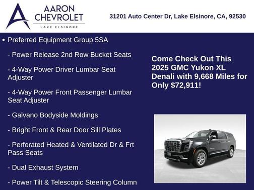 2025 GMC Yukon XL Denali