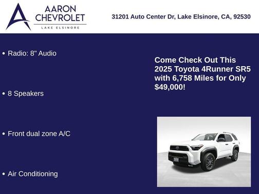 2025 Toyota 4Runner SR5