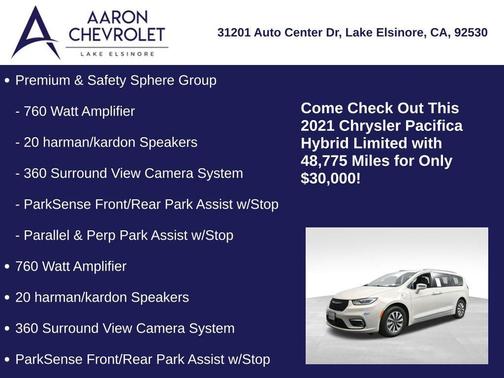 2021 Chrysler Pacifica Hybrid Limited