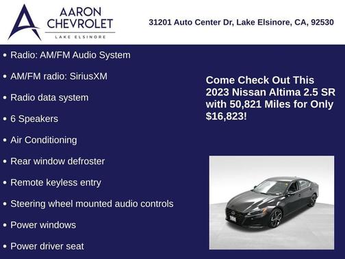 2023 Nissan Altima SR FWD