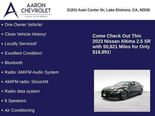 2023 Nissan Altima SR FWD