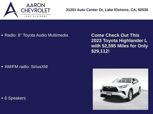 2023 Toyota Highlander L