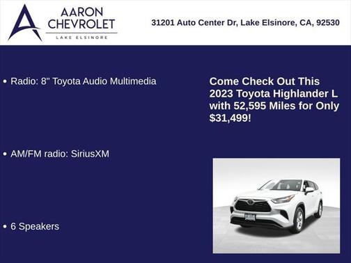 2023 Toyota Highlander L
